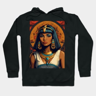 Black Cleopatra Egyptian Goddess Hoodie